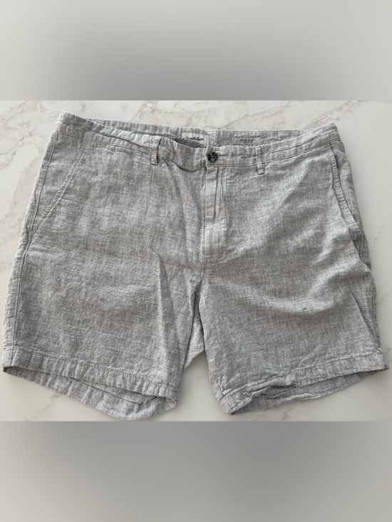 Goodfellow & Co Other - Goodfellow & Co Light Gray Linen Blend Men’s Shorts Size 40, 7” Inseam